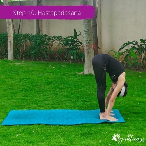 Hastapadasana Beautiful Yoga Woman Practice In A Training Hall Stock Photo  - Download Image Now - iStock